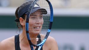 Muguruza, en su estreno en París