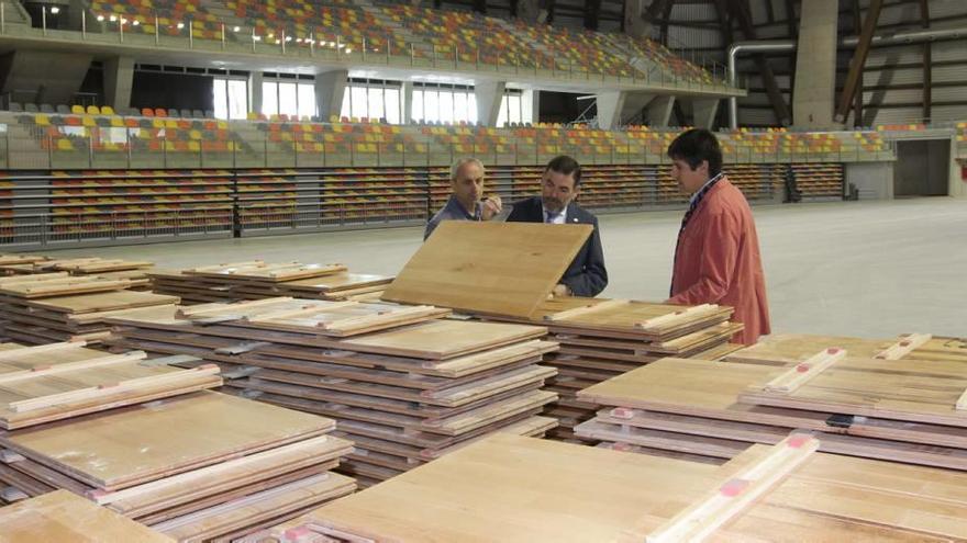 El parqué del Palacio de los Deportes, en vías de solución