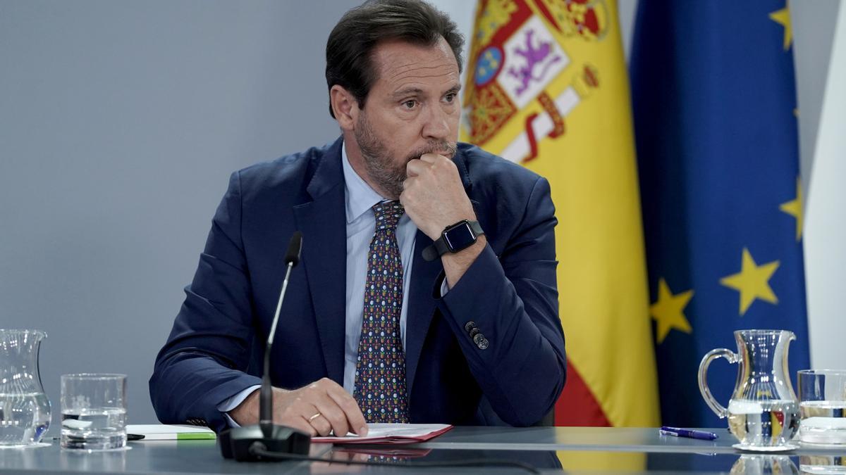 Óscar Puente, ministro de Transportes.