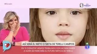 Terelu Campos se derrumba al ver por primera vez, la cara de su nieta: el emocionante momento