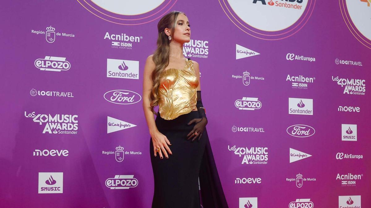 La alfombra roja de los 40 Music Awards en el Roig Arena de Valencia