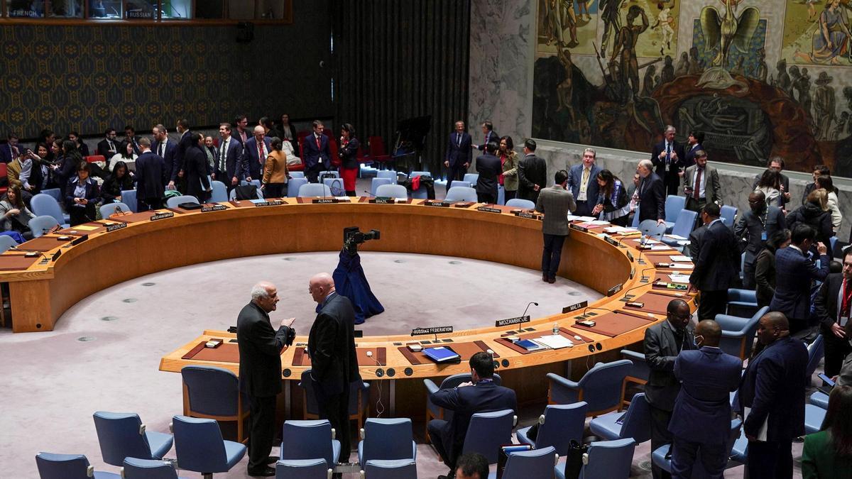 Reunión del Consejo de Seguridad de la ONU, este viernes.