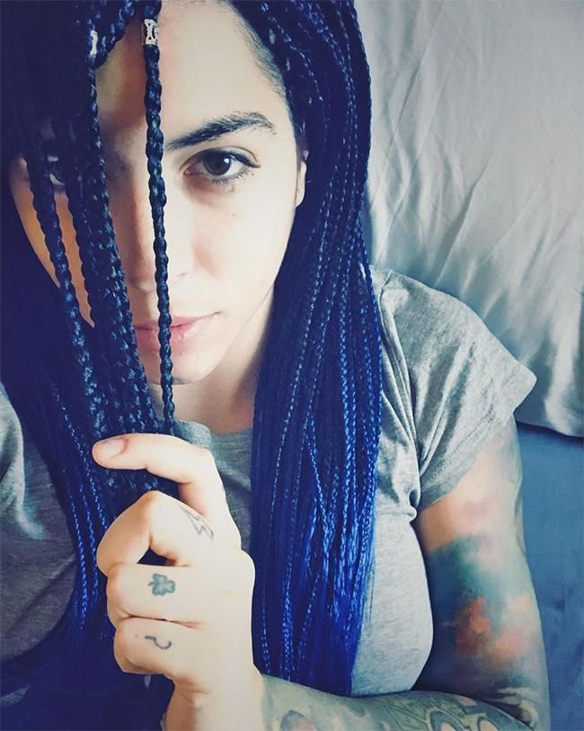 Celia Becks, componente de la banda La La Love You