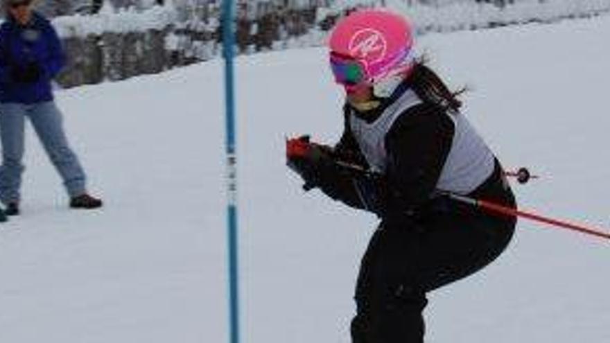 Amaia Valentín va ser segona en esquí a Andorra