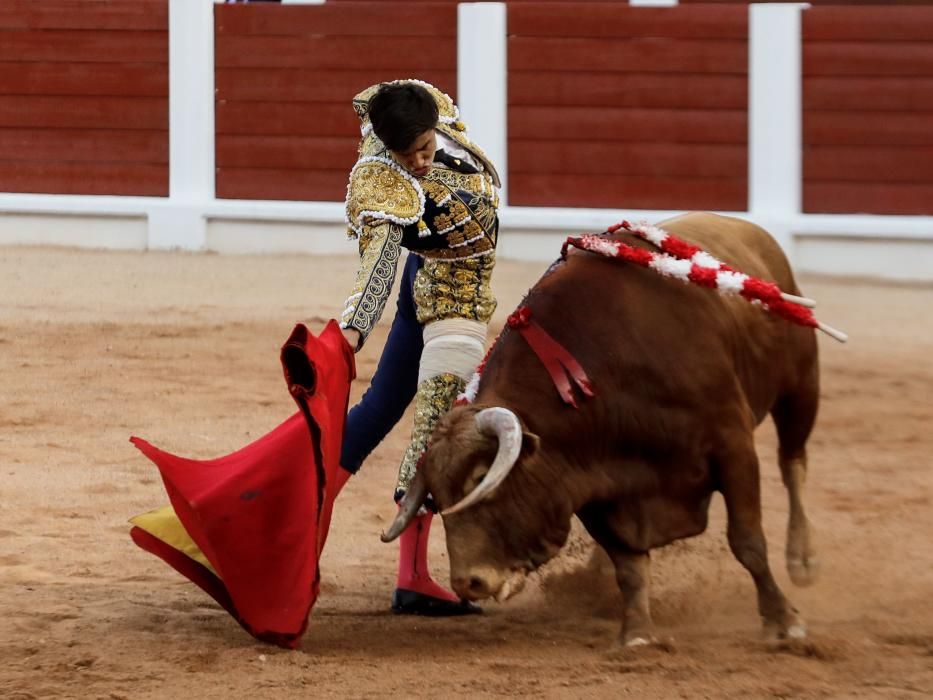 Novillada en El Bibio en la Feria de Begoña 2018.