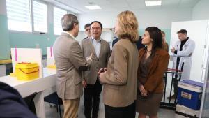 El presidente de la Generalitat, Juanfran Pérez Llorca, este lunes en Benidorm.