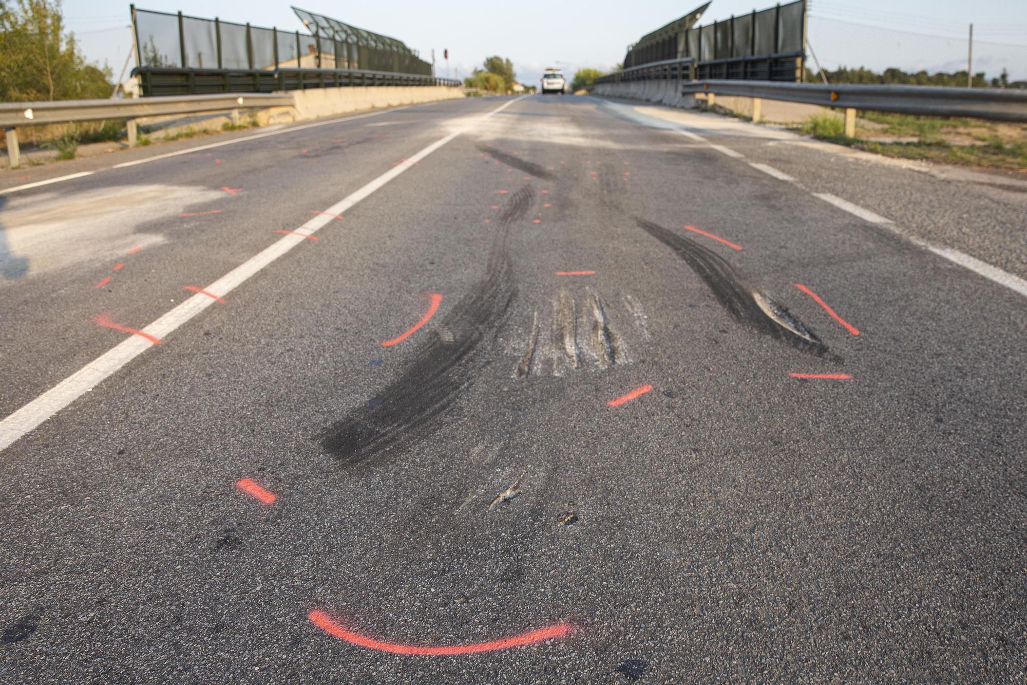 Tres jugadors del Girona B, ferits en un accident de trànsit