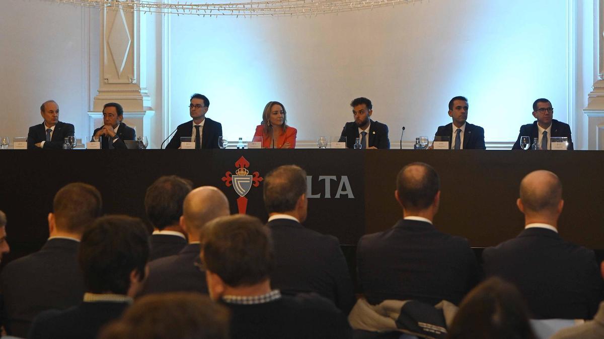 La junta de accionistas 2025 del Celta, presidida por Marián Mouriño