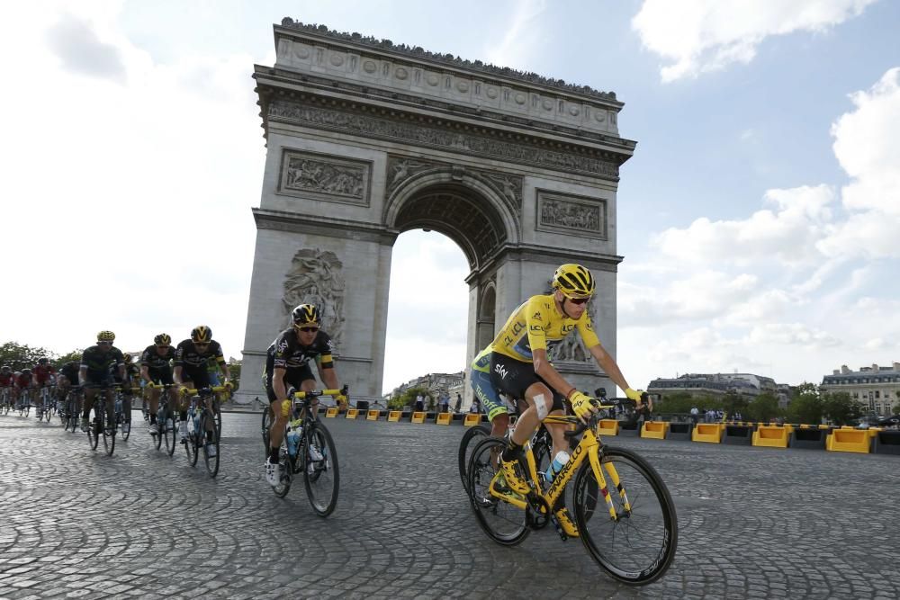 Chris Froome gana su tercer Tour de Francia