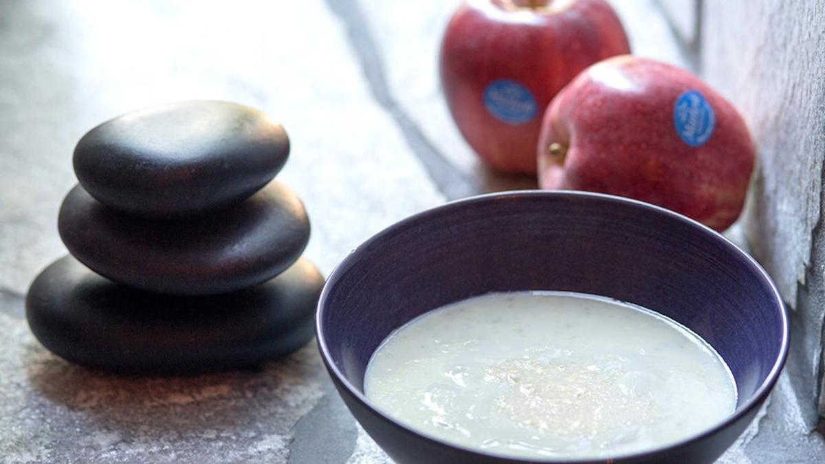 Recibe un chute de energía con un peeling de manzana