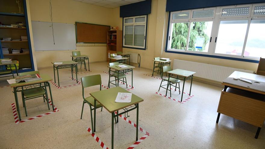 Las aulas cerradas en Galicia aumentan a 59 pese al nuevo protocolo COVID-19