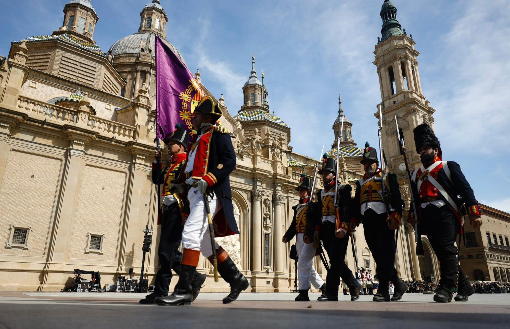 Zaragoza se engalana para recrear los Sitios de 1808