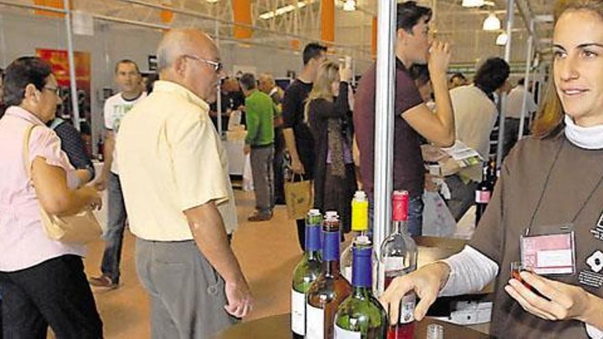 Éxito de público y venta en la feria del vino, miel  y queso