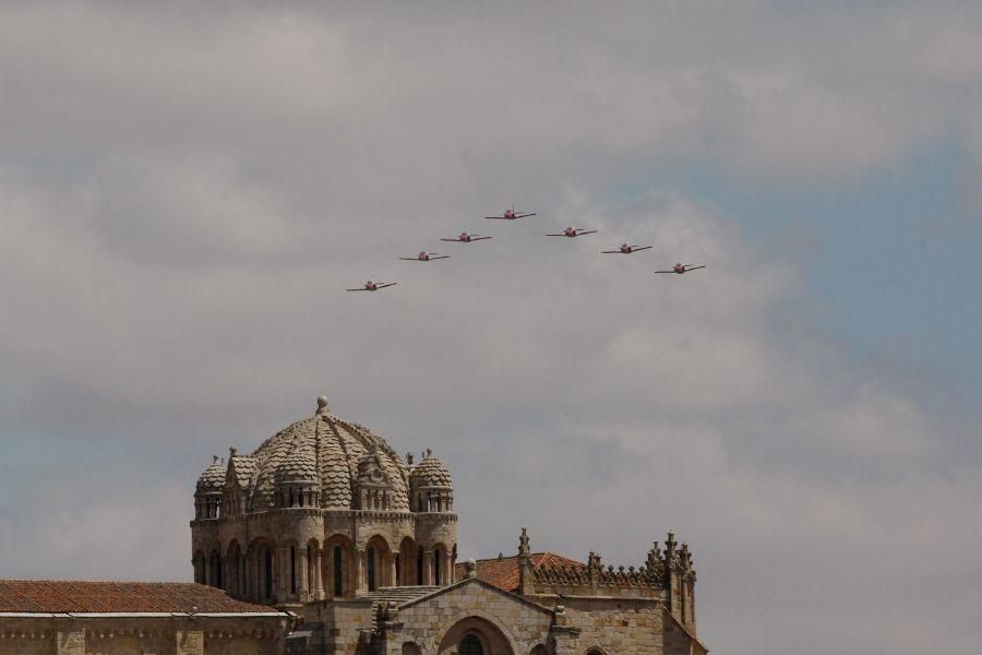 Ensayos de la Patrulla Águila en Zamora