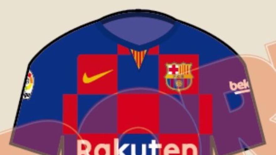 La próxima camiseta del Barça, ¿a cuadros?