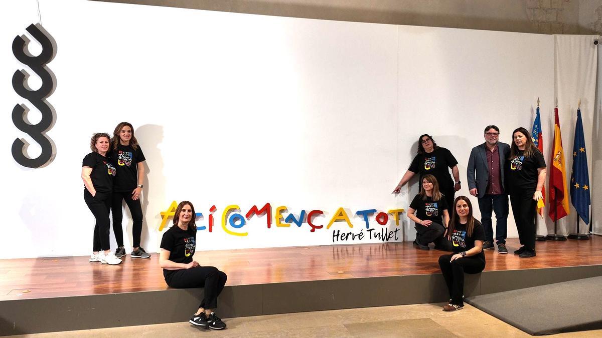 La presentación del proyecto "Ací comença tot" en el Centre del Carme Cultura Contemporània.
