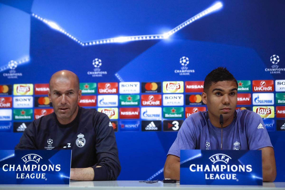 Casemiro no jugó en los cinco primeros meses de Zidane y después fue clave en la trilogía de las tres Champions.