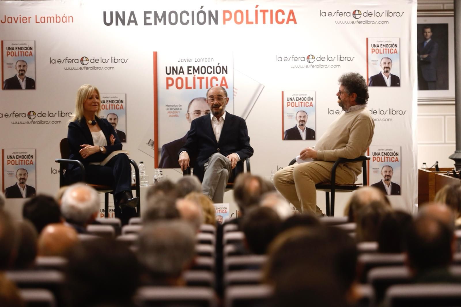 Presentación del libro de Javier Lambán 'Una emoción política'