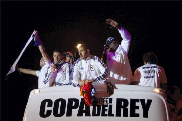 Celebración de la Copa del Rey del Real Madrid