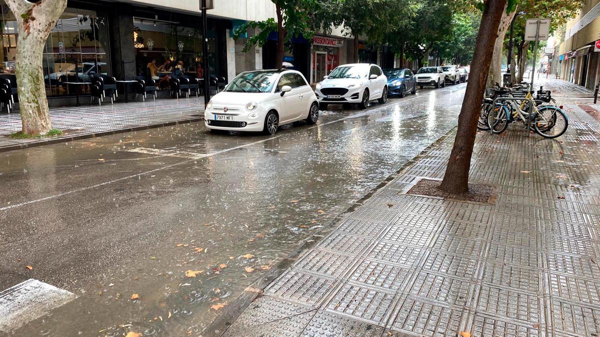 La isla registró varios días con tormentas