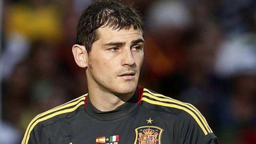 Casillas, contento con el ambiente de la Roja