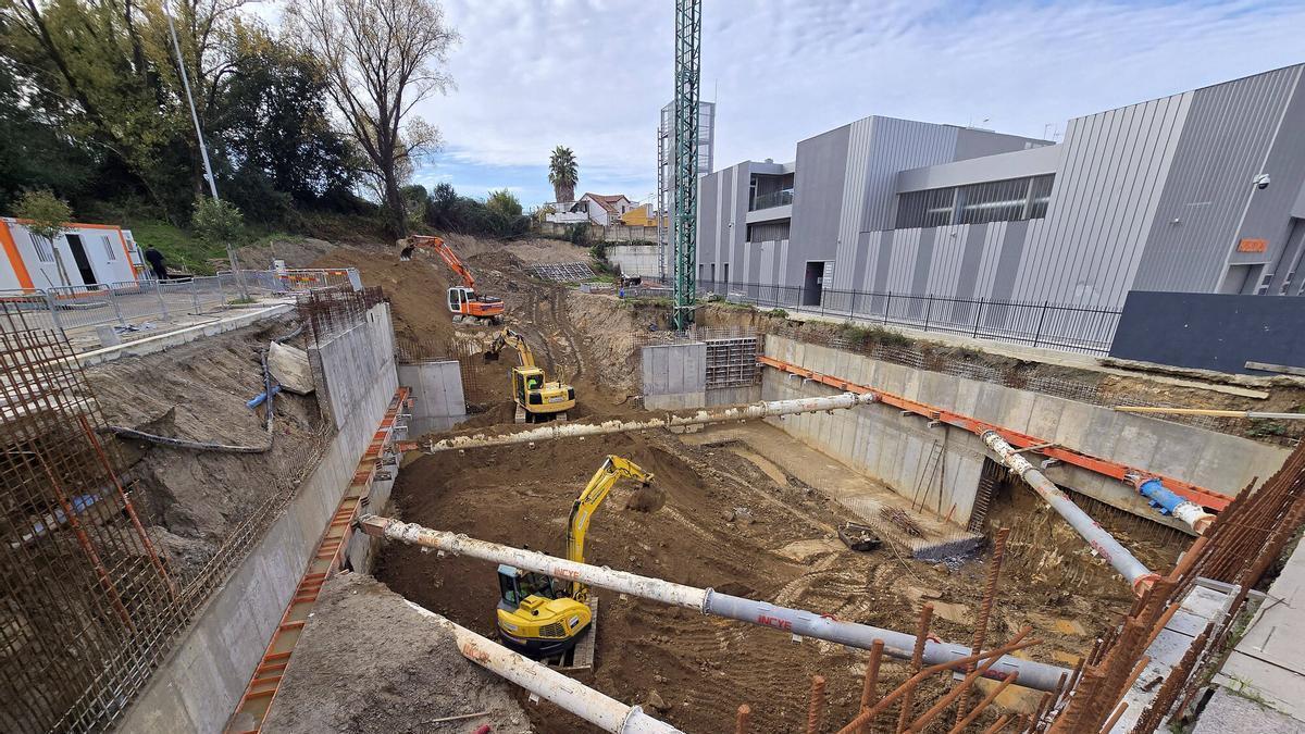 Obras de construcción de 27 viviendas protegidas del Concello de Vigo en el ámbito de Esturáns.