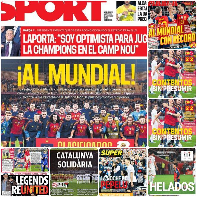 Las portadas de la prensa deportiva de hoy