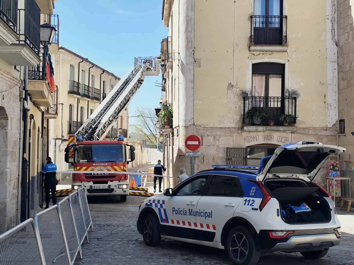 Despredimientos en la calle Puente