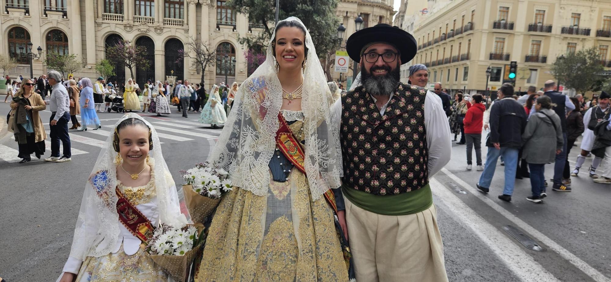 Las Fallas en la Ofrenda de San Vicente Ferrer 2024