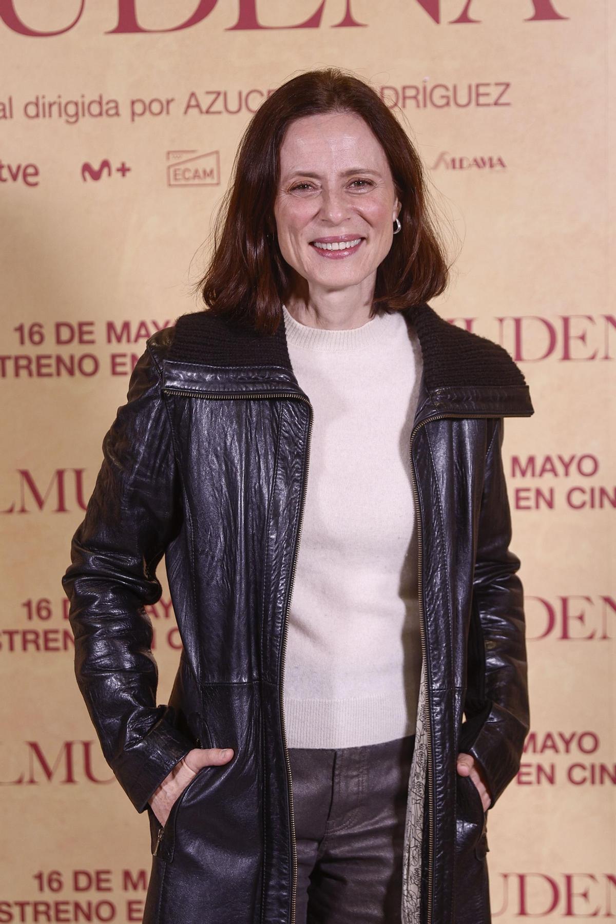 La actriz Aitana Sánchez-Gijón, en el preestreno de 'Almudena'.
