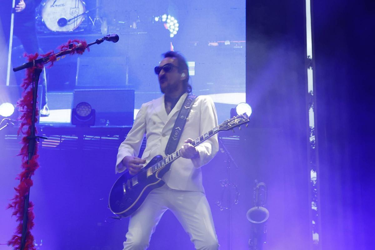 El concierto de Loquillo en el Festival Metrópoli de Gijón, en imágenes
