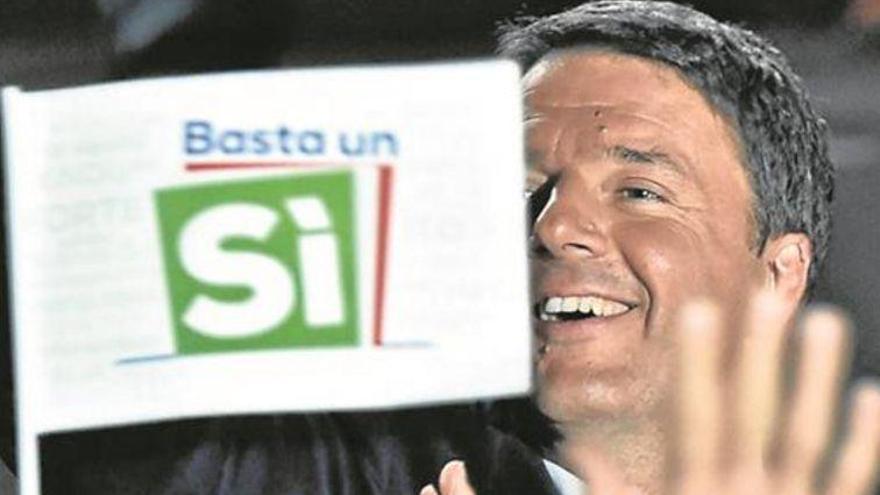 El ‘sí’ o ‘no’ a Renzi solapa la reforma en el referéndum de Italia