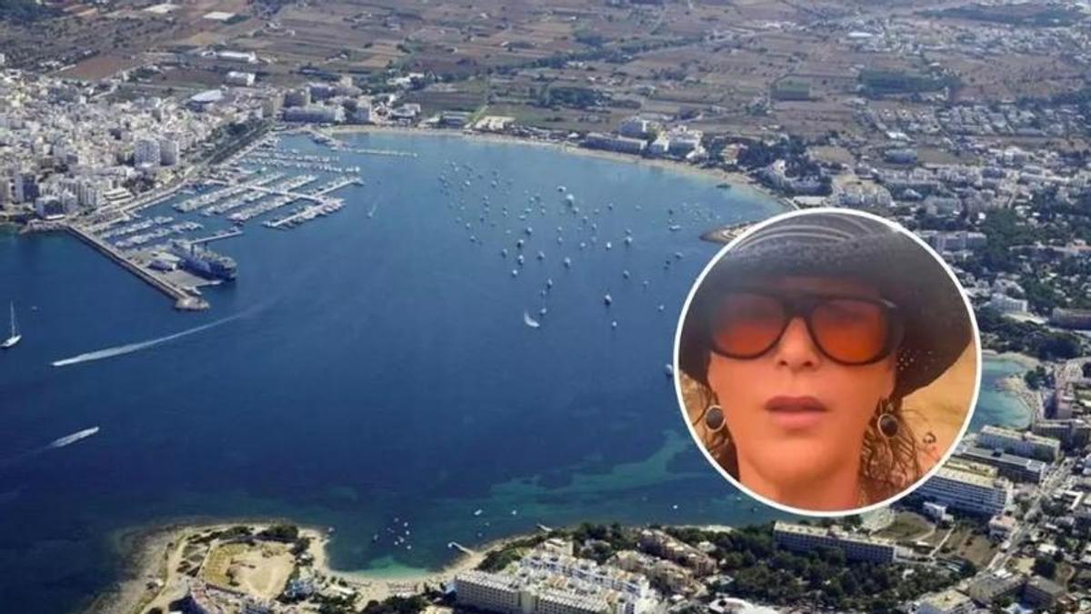 Die Ibiza-Urlauberin würde gerne direkt mit dem Boot bis vor zum Sand fahren.