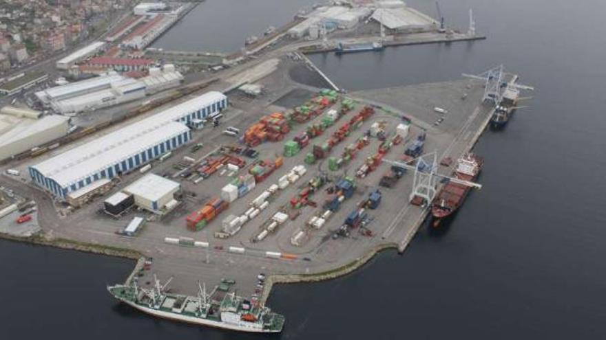 Hallados 200 kilos de coca entre mejillón en un contenedor en el puerto de Marín