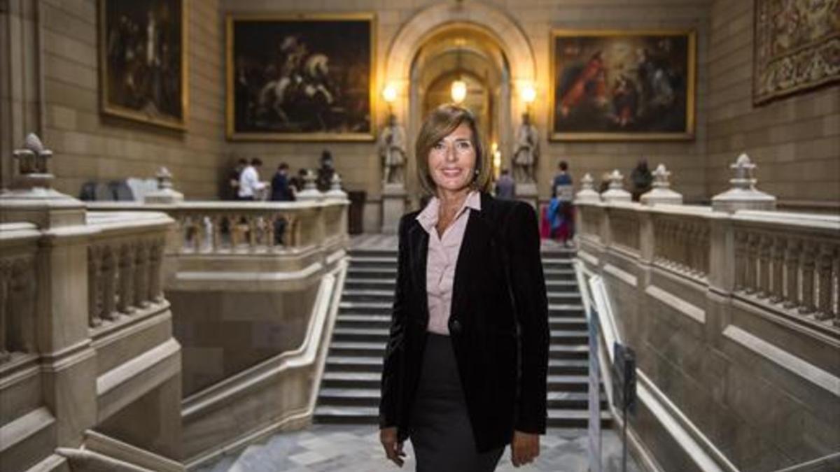 Lourdes Cirlot, en la Universidad de Barcelona, de la que es vicerrectora.