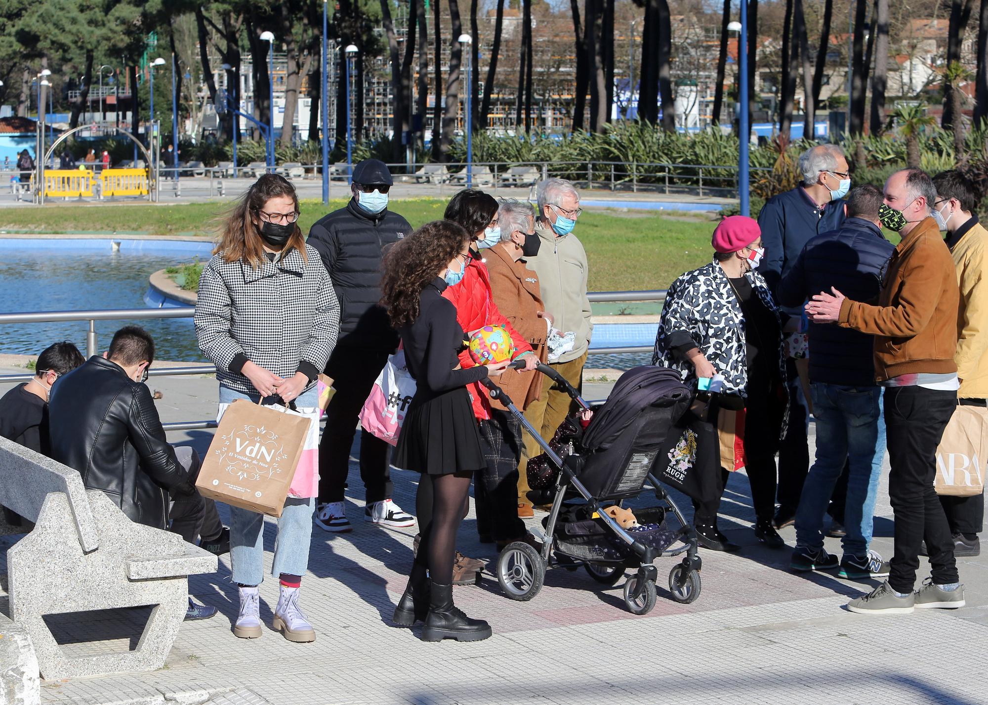 Vigo disfruta del día de Navidad al Sol