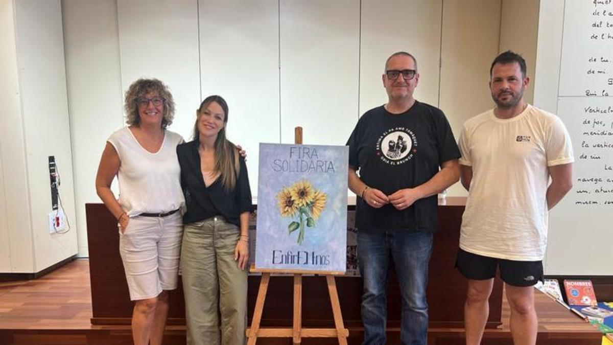 Presentació de la fira solidària a Santa Coloma de Farners.