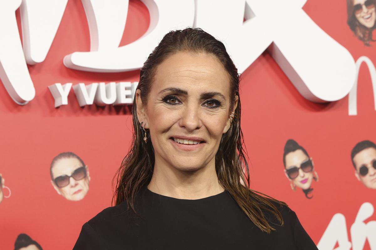 Melani Olivares, en el prestreno de la película 'Aida y vuelta'