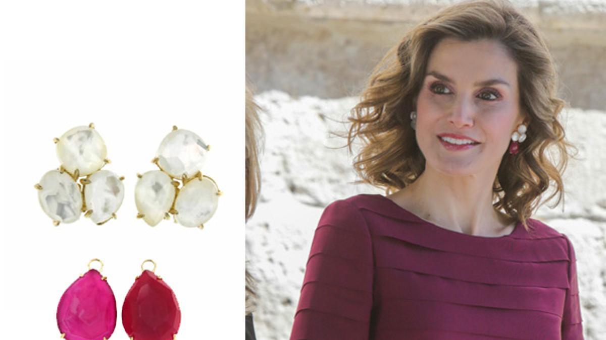 Los pendientes más originales de Letizia Ortiz