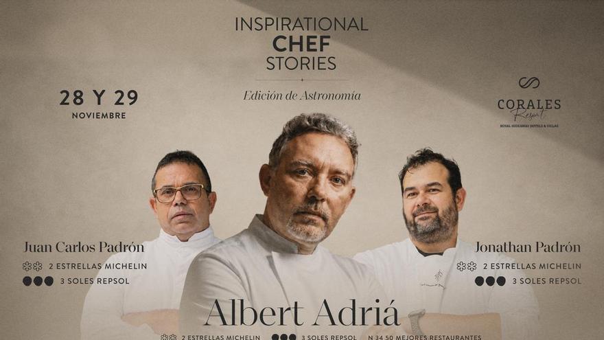 El seis manos más exclusivo de Canarias: Albert Adriá se une a los Padrón