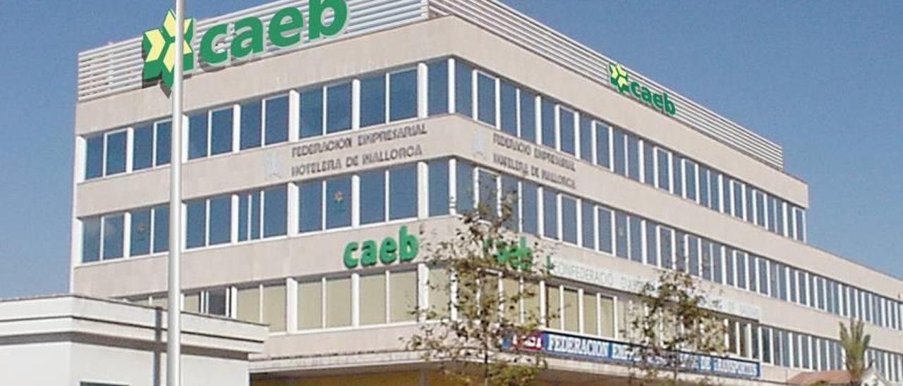 Sede de la Federación Empresarial Balear del Transporte, en la primera planta.