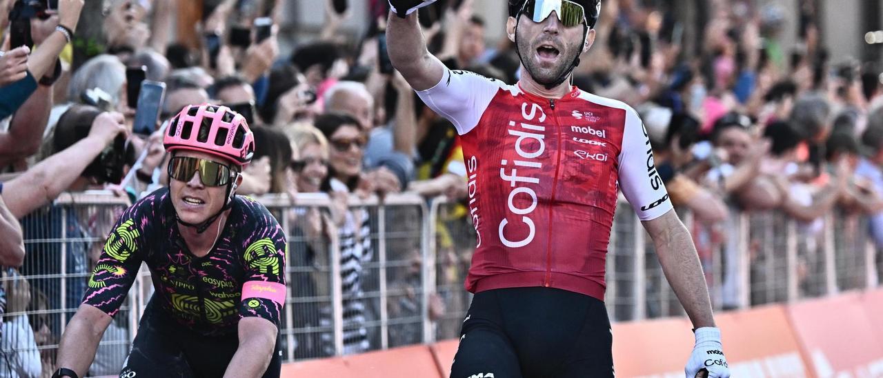 El francés Ben Thomas se impone en la escapada de la jornada del Giro