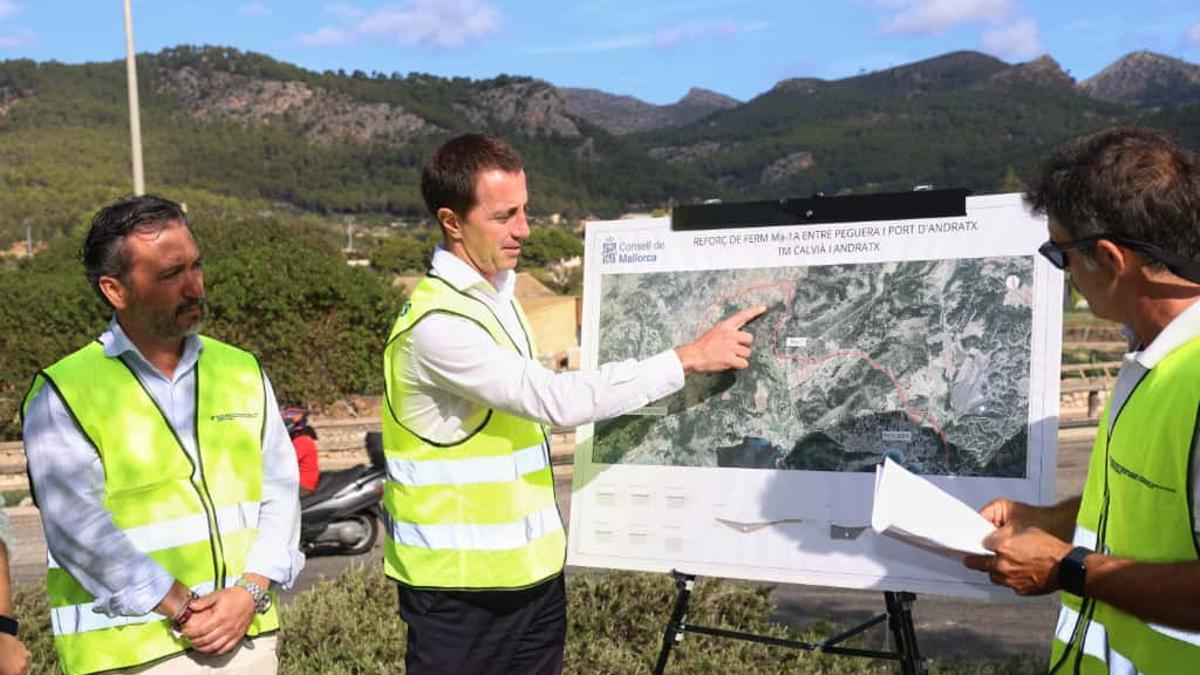 Inselratspräsident Llorenç Galmés besuchte am Freitag (10.10.) die neue Baustelle