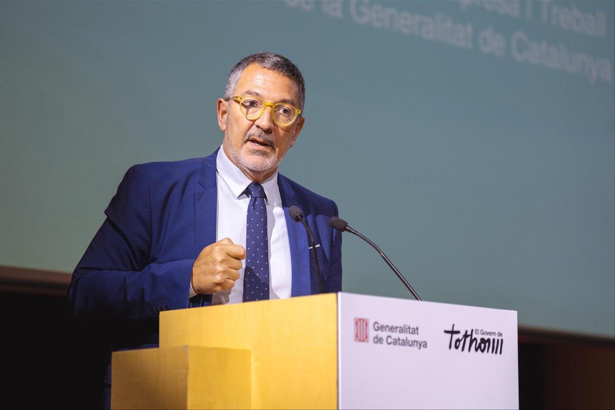 El conseller de Empresa y Trabajo, Miquel Sàmper.