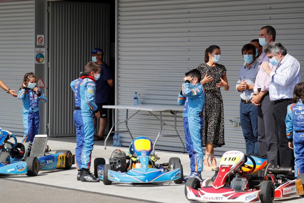 Los Reyes de España visitan el museo de Fernando A