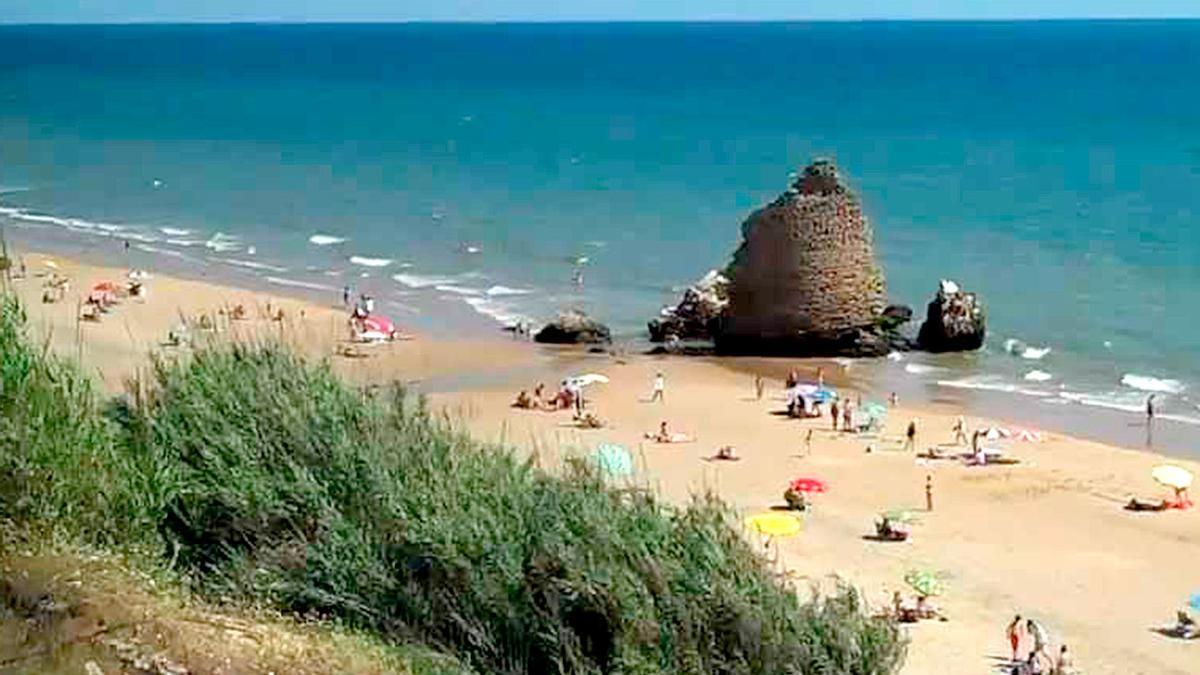 Playa de Torre del Loro, en Mazagón (Huelva)