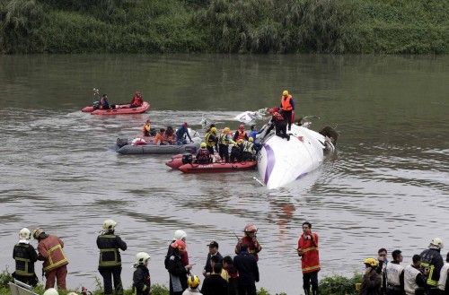 Accidente aéreo en Taiwán