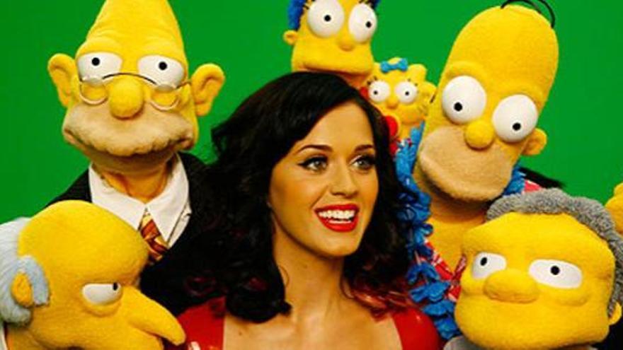 Katy Perry celebra la Navidad con Los Simpson