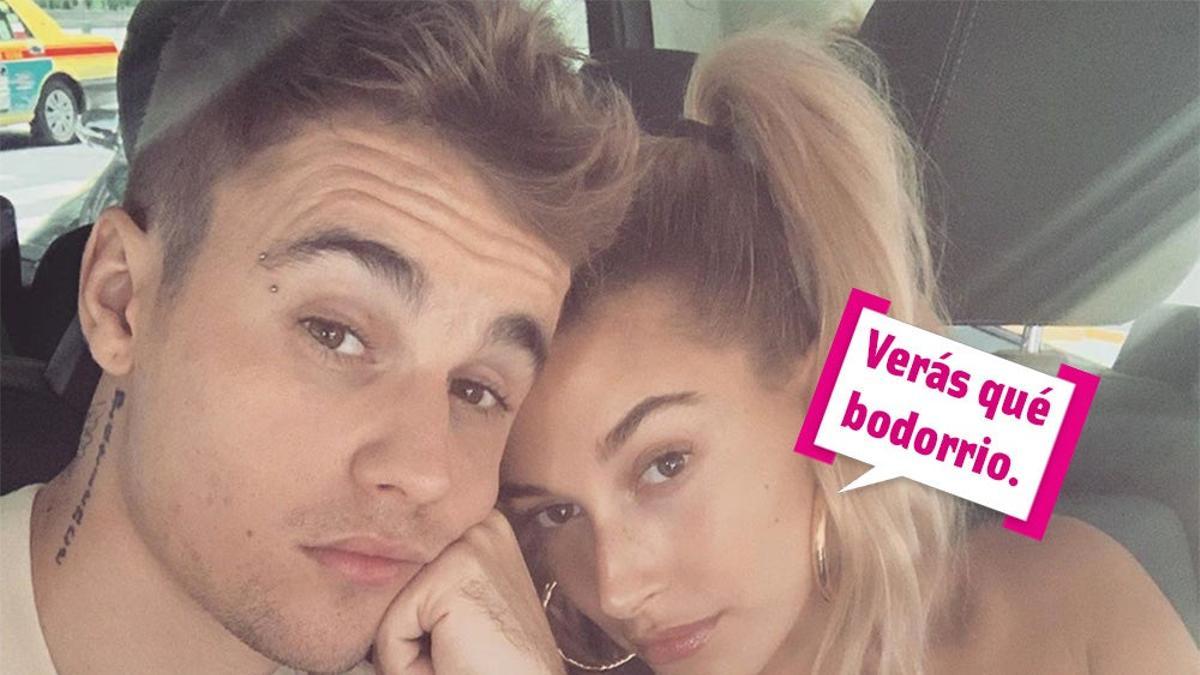 Justin y Hailey Bieber, bocadillo: "Verás qué bodorrio"