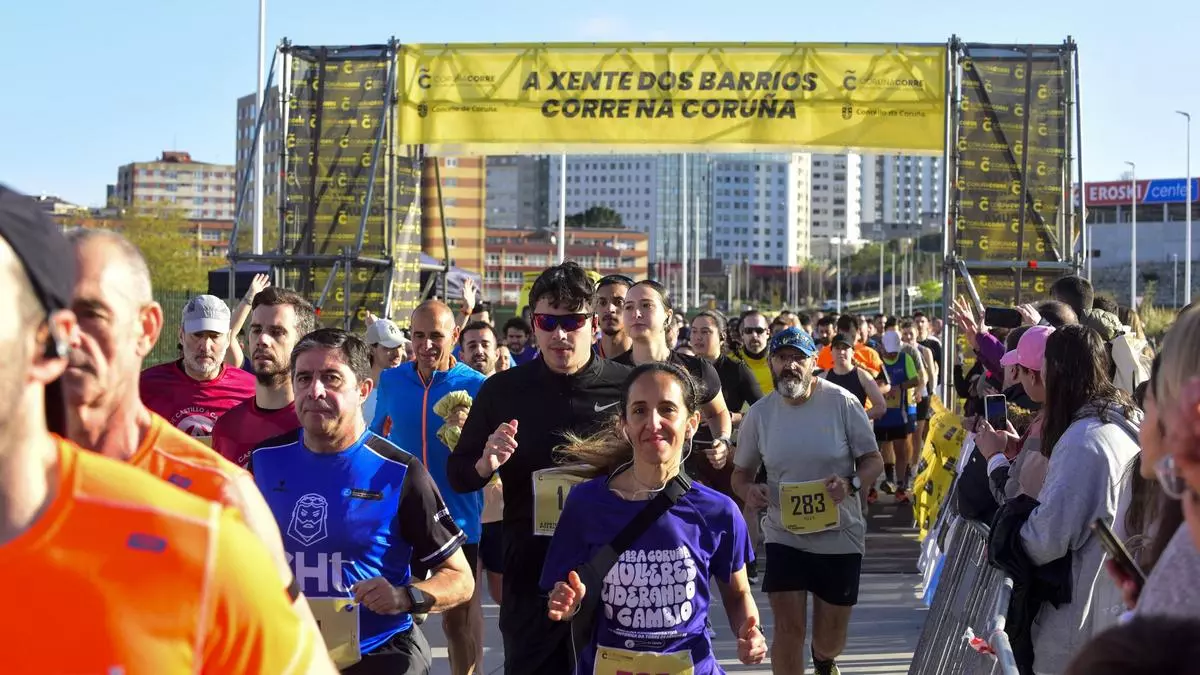 Álvaro Presedo y Penélope Martínez, ganadores en la carrera popular de Matogrande-Xuxán